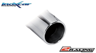 Zadní sportovní výfuk z nerezové oceli s koncovkou o průměru 80 Inoxcar racing PE307.07.80