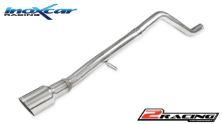 Zadní výfuk bez tlumiče s koncovkou průměr 90 Racing Inoxcar racing PE208.08.RA