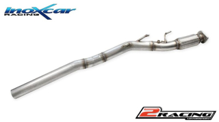 OPF/GPF replacement pipe (For the installation on the original central pipe it is necessary to separately order the adapter AD.MEA.09) Inoxcar racing TOPF.MEA.01