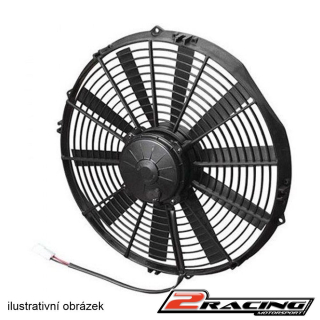 Tlačný ventilátor pro montáž před chladičem lopatky rovné 414 / 86 mm 24V