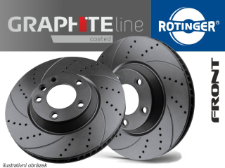 Přední sportovní brzdový kotouč Renault, Dacia 280/24mm 5x114,3 - 4504-GL