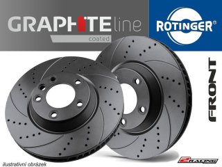 Přední sportovní brzdový kotouč Škoda Favorit, Felicia, VW Caddy 236/13mm 4x100 - 8202-GL