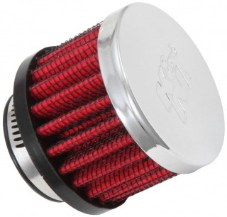 Oddechový filtr K&N na hadici 25mm gumový top 62-1370