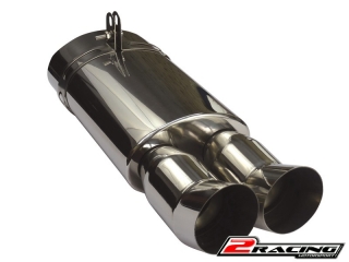 Nerezový výfuk WMR3 C DTM 2 koncovky