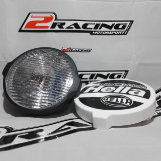 Akční set 2kusy mlhové přídavné světlo parabola rally Wesem (183mm) krytka Hella 1000