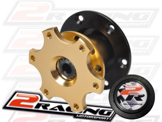 Závodní rychlosnímatelná nába k volantu RACING -Quick Snap Off steering s tlačítkem klaksonu