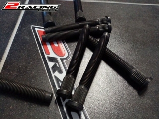 Kolový šteft s rádlováním M12x1,5 délka 100mm rádlování 13,1mm šroub svorník