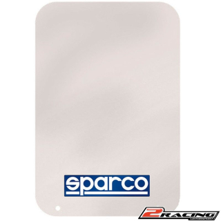 Sparco rally zástěrky bílé tl.1,5mm pár