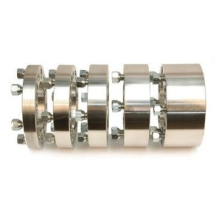 Rozšiřovací duralové podložky pod kola - průchozí, tl. 5mm až 30mm -distanční