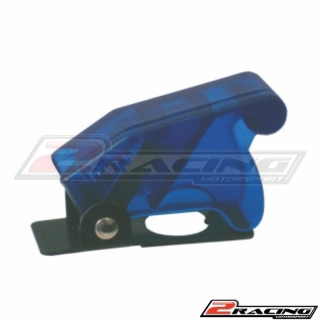 Krytka leteckého spínače - modrá TRANSPARENTNÍ