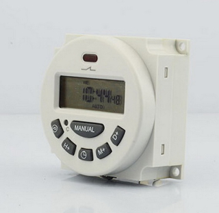 Digitální časovač 12V / 16A - programovatelný časový spínač - timer 1minuta až 168hodin