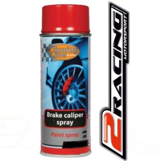 Barva, lak na brzdy, brzdové bubny a brzdiče - sprej 400ml - Červená