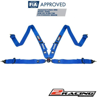 RRS EVO4 bezpečnostní pás 4bodový FIA 8854-98 modrý