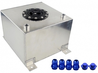 Nádrž na benzín z hliníku s pěnou 20Litrů závodní alu