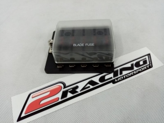 Držák 10 nožových pojistek s LED kontrolkou