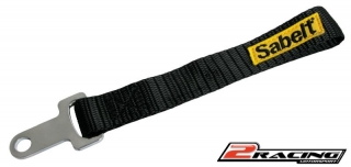 Popruh Sabelt madlo dveří - racing - černý