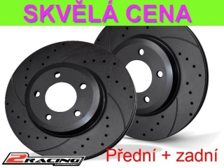 Sada předních a zadních sportovních brzdových kotoučů Hyundai Kia