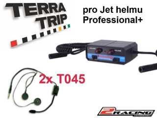 Akční set Professional Plus Terratrip centrála a 2 komunikace do otevřené helmy