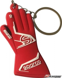 Sparco rukavice přívěšek na klíče červená