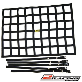 RRS síť do okna závodního auta černá