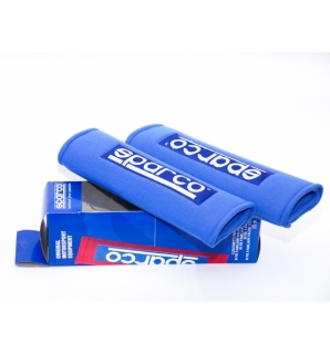 Návleky na bezpečnostní pásy 3" Sparco modré