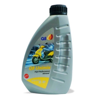 Motocyklový olej Q8 Unimix 2T 1L