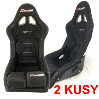  Zvýhodněná sada 2 kusů 2Racing laminátová závodní sedačka FIA GT s homologací