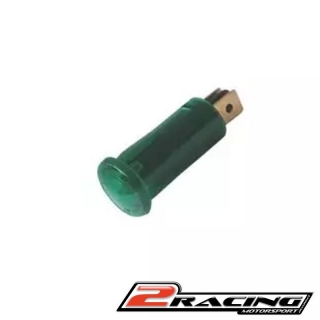 Kontrolka kulatá 12V DC v plastovém pouzdře zelená