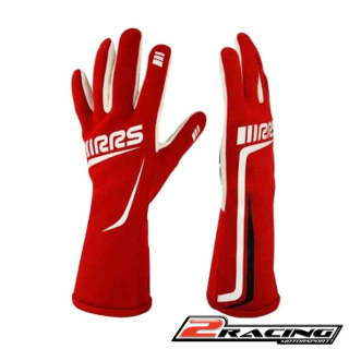 Závodní rukavice Rrs Grip2 FIA 8856-2018 nehořlavé červené