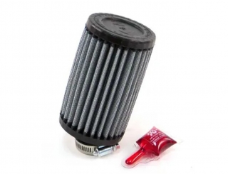 KN univerzální filtr kulatý válcový RU-0110 vstup 32 výška 127 mm s gumovým topem