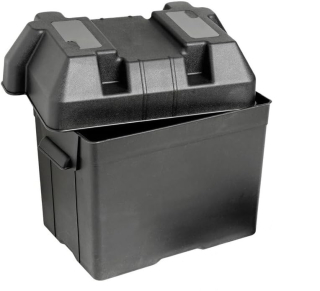 Přenosný box na autobaterii 270x180x200 mm černá
