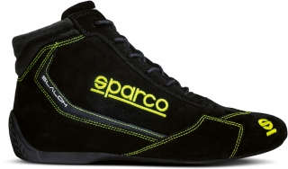 Závodní boty FIA Sparco Slalom černo žlutá