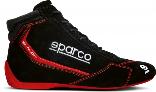 Závodní boty FIA Sparco Slalom černo červená