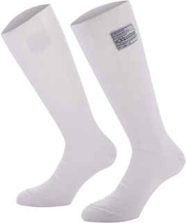 Ponožky nehořlavé FIA 8856-2018 bílé Alpinestars RACE v4