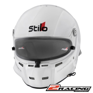 Integrální závodní helma Stilo ST5F N Composite s interkomem bílá