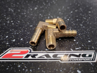 Koncovka 90° fitinka pro Facet Silver Top 1/8NPTF na 8mm hadici