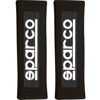 Návleky na bezpečnostní pásy 3" Sparco černé
