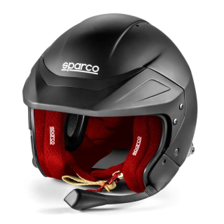 Sparco Flux RJ-i závodní Jet helma s interkomem FIA 8859-2024 černá/červená