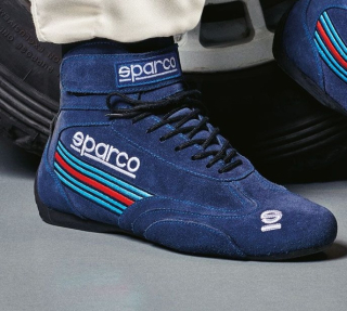Boty Sparco Top Martini Racing s FIA homologací modré