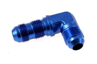 Průchodka stěnou brzdová bulkhead 90° 3/8 nipl AN03