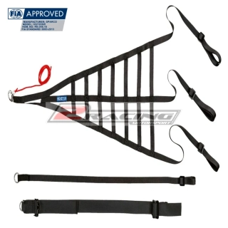 Bezpečnostní síť okna řidiče závodního vozu Sparco FIA 8863-2013