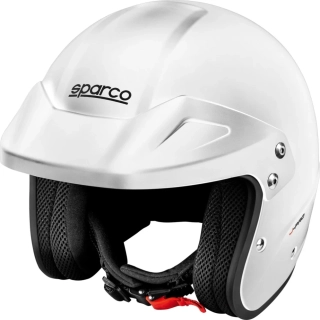 Jet otevřená závodní helma Sparco J-Pro bílá