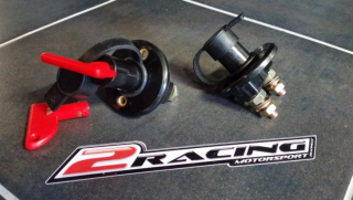 Odpojovač baterie 2 pólový auto, atv, marina, offroad 12V S GUMOVOU KRYTKOU