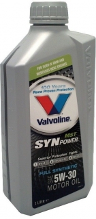 Akce- Valvoline SYNPOWER MST C3 5W30 (1litr)motorový olej BMW, MB -olej EURO IV