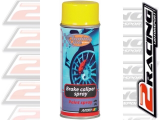 Barva, lak na brzdy, brzdové bubny a brzdiče - sprej 400ml - Žlutá