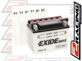 Baterie EXIDE EB4L-B 12V 4Ah / 50A - motocykl, skútr