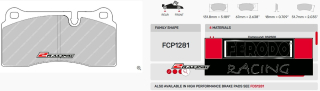 Závodní destičky DS1.11 Ferodo racing FCP1281W
