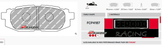 Závodní destičky DS1.11 Ferodo racing FCP4187W