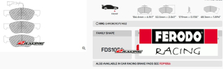 Sportovní destičky DS Performance Ferodo FDS1056
