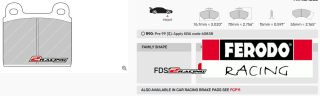Sportovní destičky DS Performance Ferodo FDS11